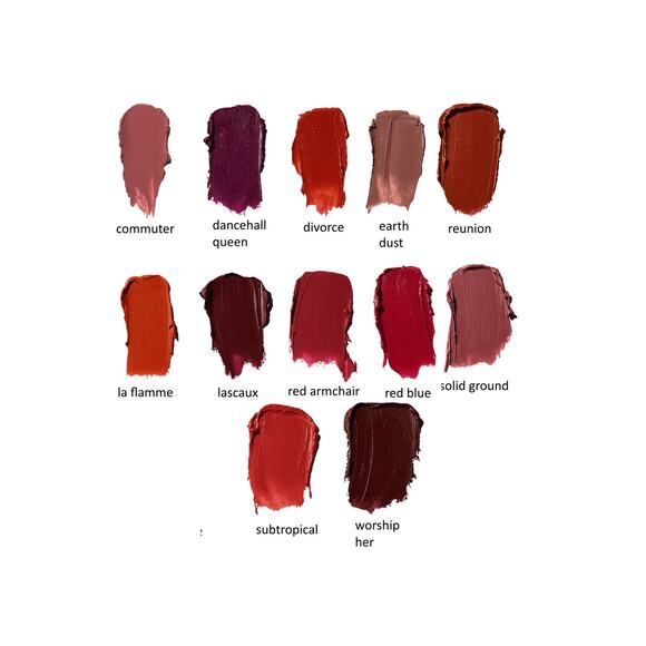 Byredo Gift Set of 13 Satin Lipsticks 1 Chromophobia Lip Balm in Wooden Box BN - Picture 4 of 16